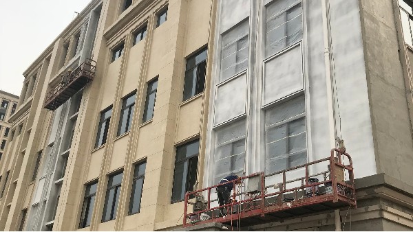 外墻施工安裝裝飾線(xiàn)條